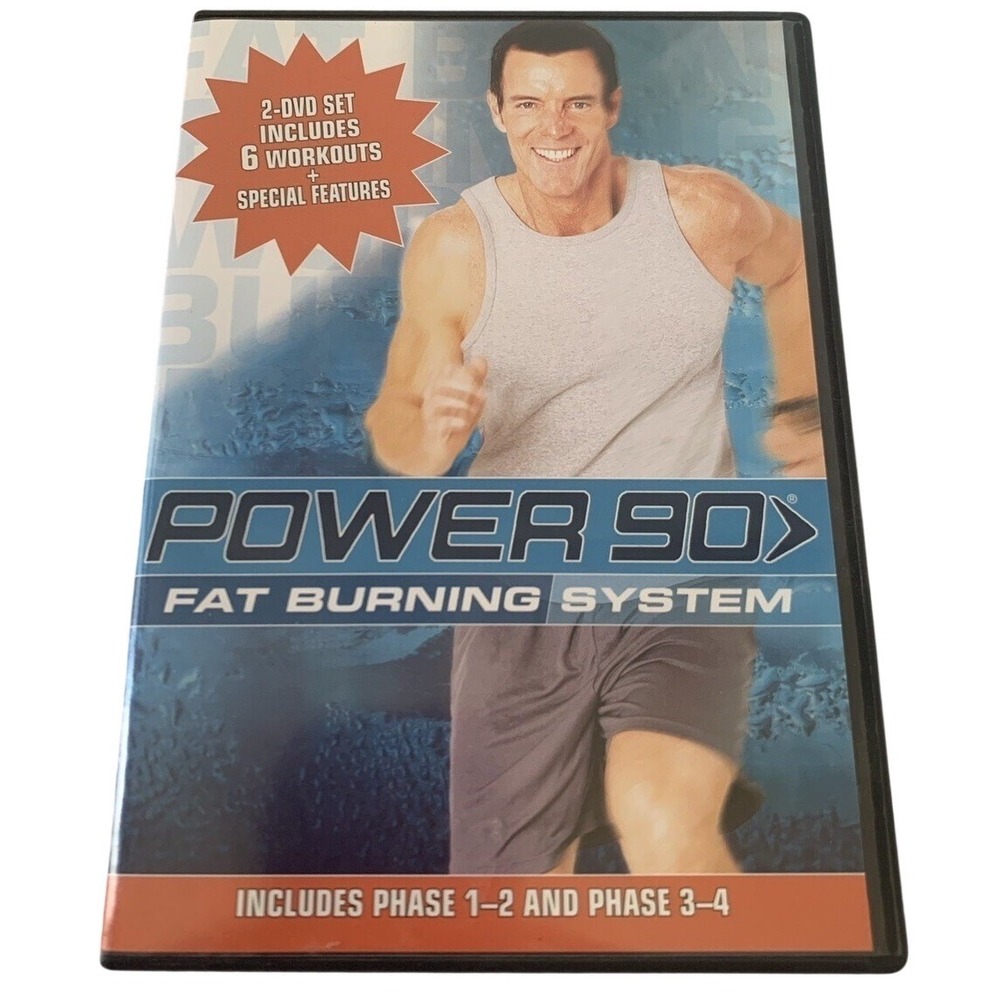 Beachbody Power 90 Fat‎ Burning System 2-DVD Set Tony Horton P90 Workouts 2007